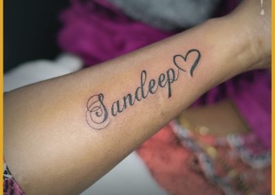 Sandip Name TattooNesh Tattoos Baramati  YouTube
